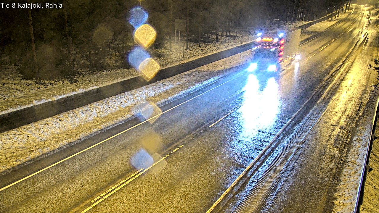 Weather Camera Image Road 8 Kalajoki, Rahja, Kalajoki, Pohjois-Pohjanmaa