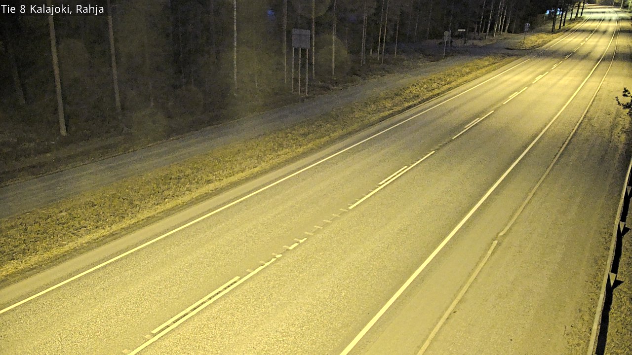 Weather Camera Image Road 8 Kalajoki, Rahja, Kalajoki, Pohjois-Pohjanmaa