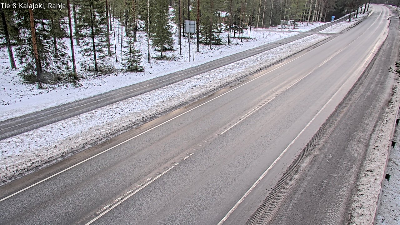 Weather Camera Image Väg 8 Kalajoki, Rahja, Kalajoki, Pohjois-Pohjanmaa