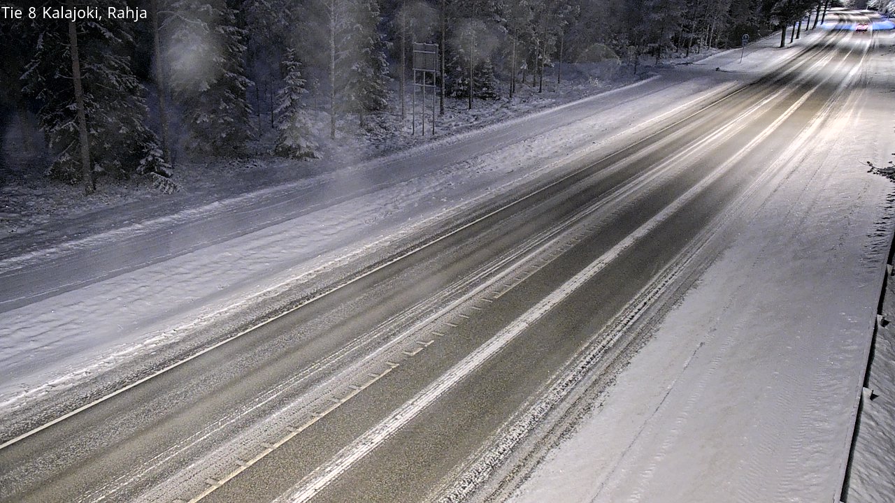 Weather Camera Image Väg 8 Kalajoki, Rahja, Kalajoki, Pohjois-Pohjanmaa