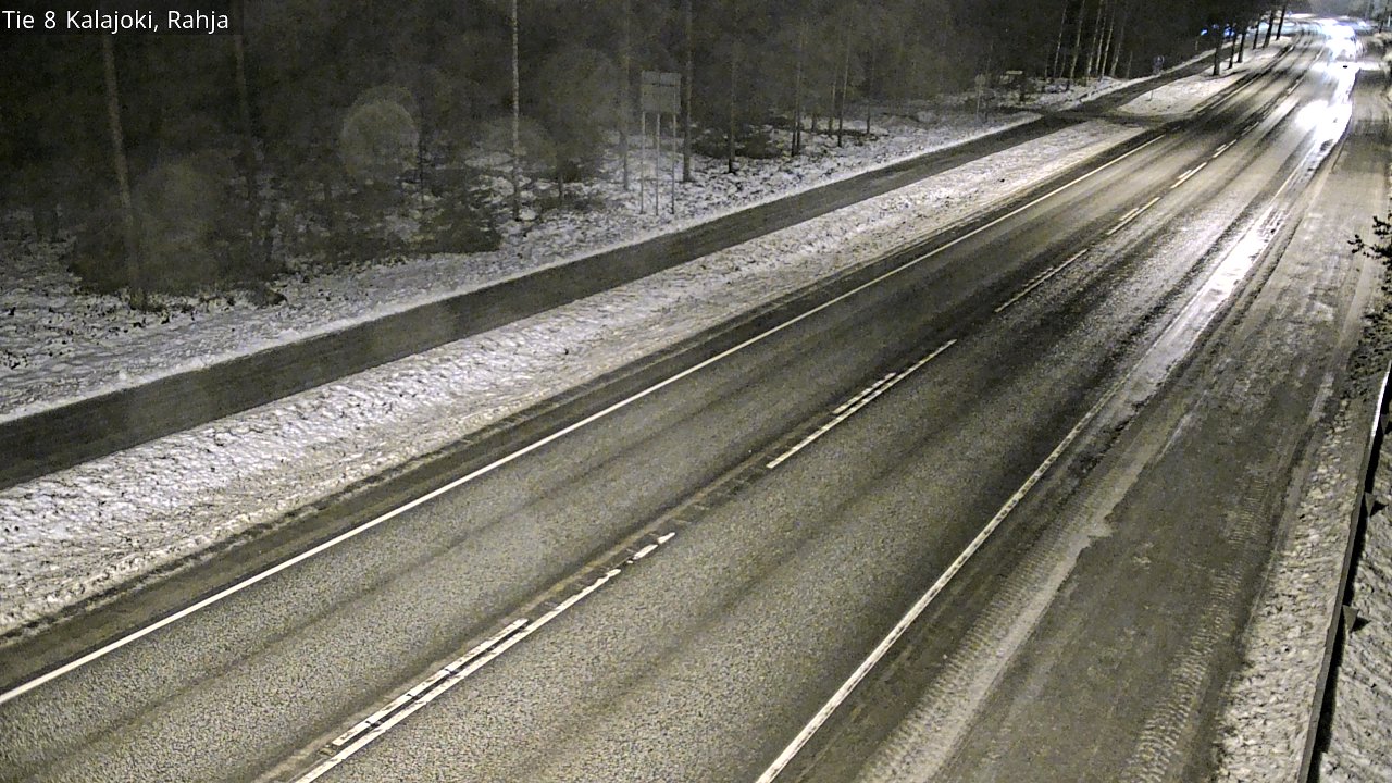Weather Camera Image Väg 8 Kalajoki, Rahja, Kalajoki, Pohjois-Pohjanmaa