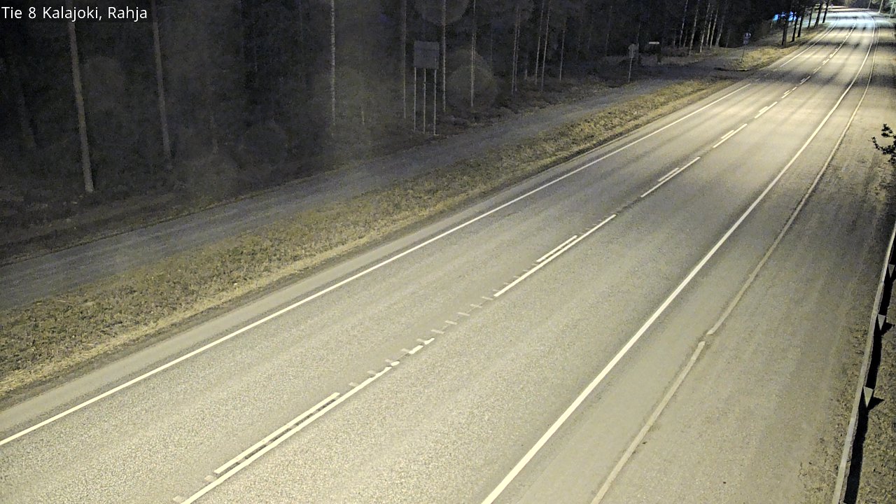 Weather Camera Image Road 8 Kalajoki, Rahja, Kalajoki, Pohjois-Pohjanmaa