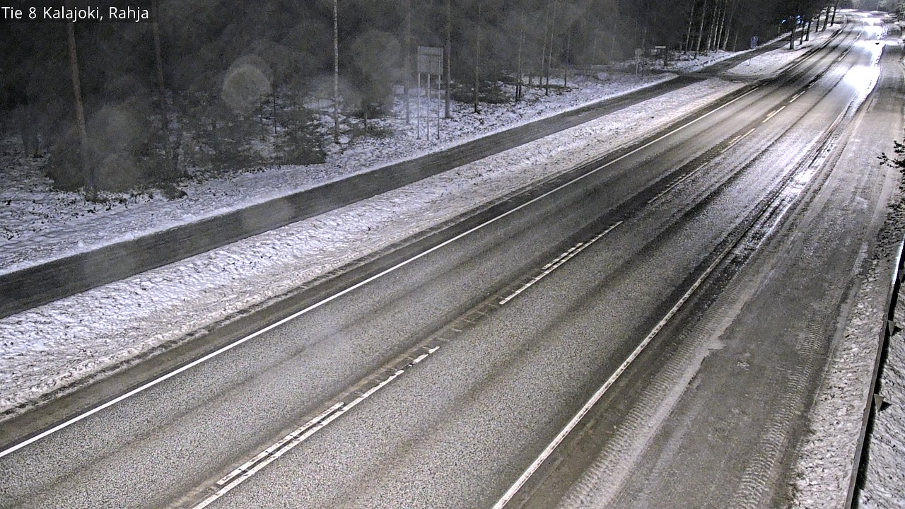 Weather Camera Image Väg 8 Kalajoki, Rahja, Kalajoki, Pohjois-Pohjanmaa