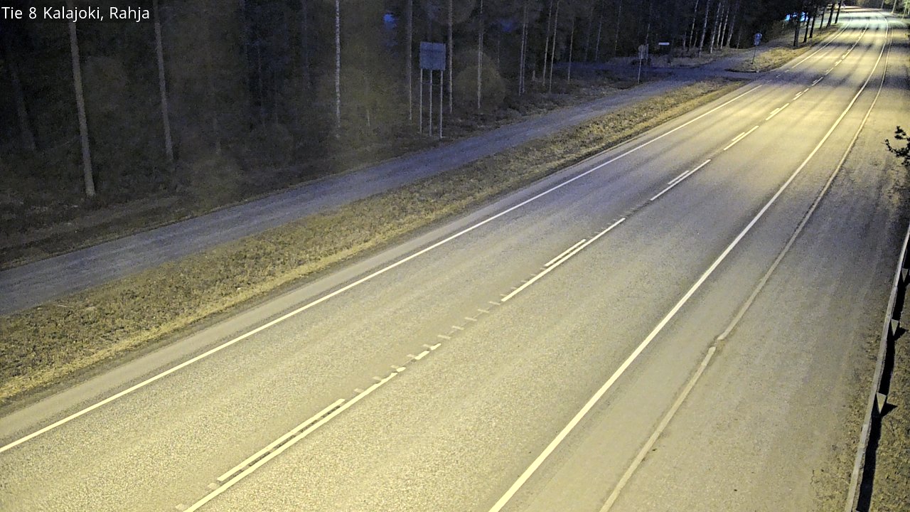 Weather Camera Image Road 8 Kalajoki, Rahja, Kalajoki, Pohjois-Pohjanmaa
