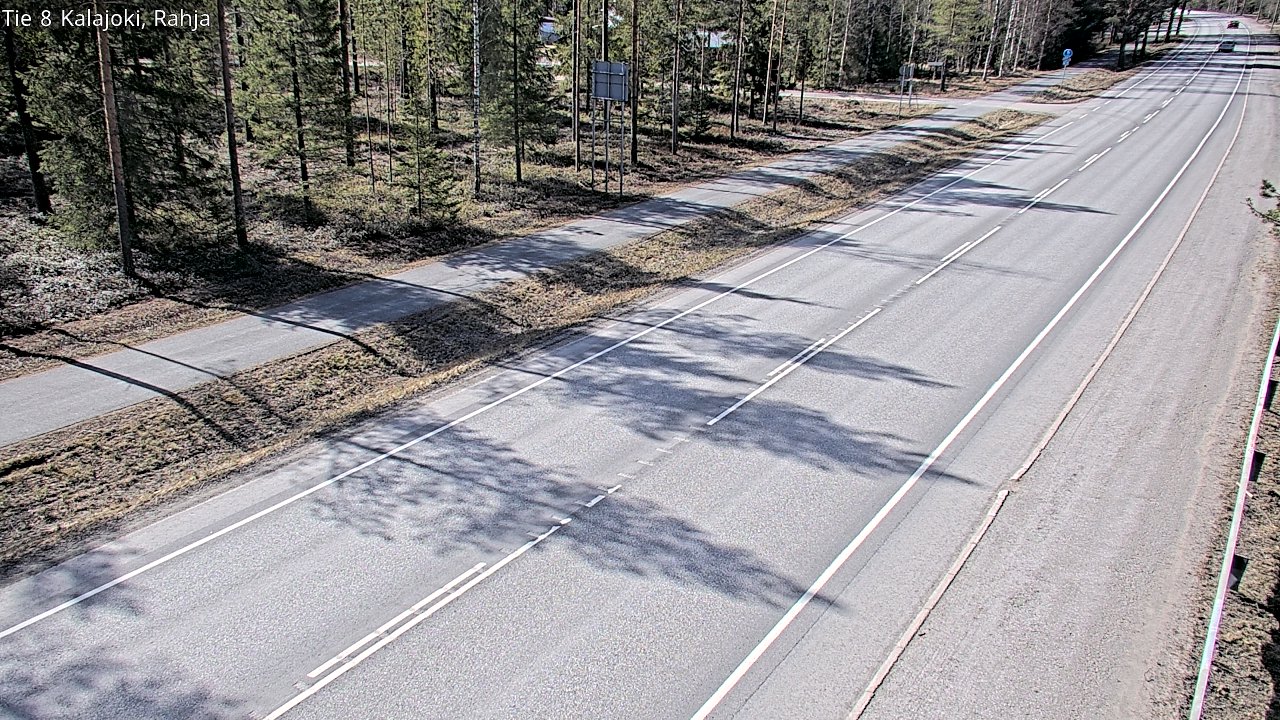 Weather Camera Image Väg 8 Kalajoki, Rahja, Kalajoki, Pohjois-Pohjanmaa