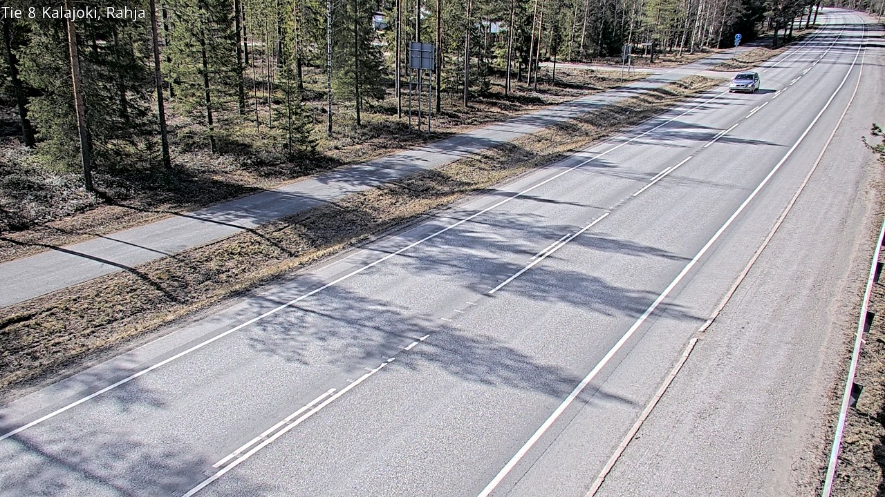 Weather Camera Image Väg 8 Kalajoki, Rahja, Kalajoki, Pohjois-Pohjanmaa