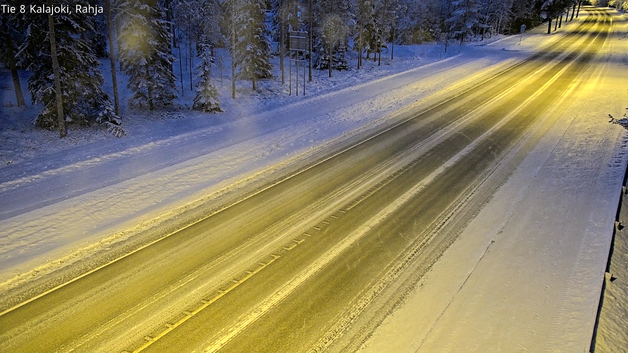 Weather Camera Image Road 8 Kalajoki, Rahja, Kalajoki, Pohjois-Pohjanmaa