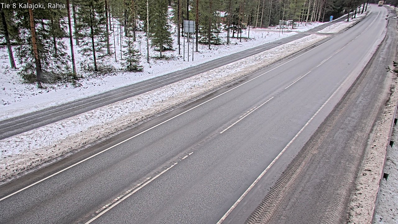 Weather Camera Image Väg 8 Kalajoki, Rahja, Kalajoki, Pohjois-Pohjanmaa