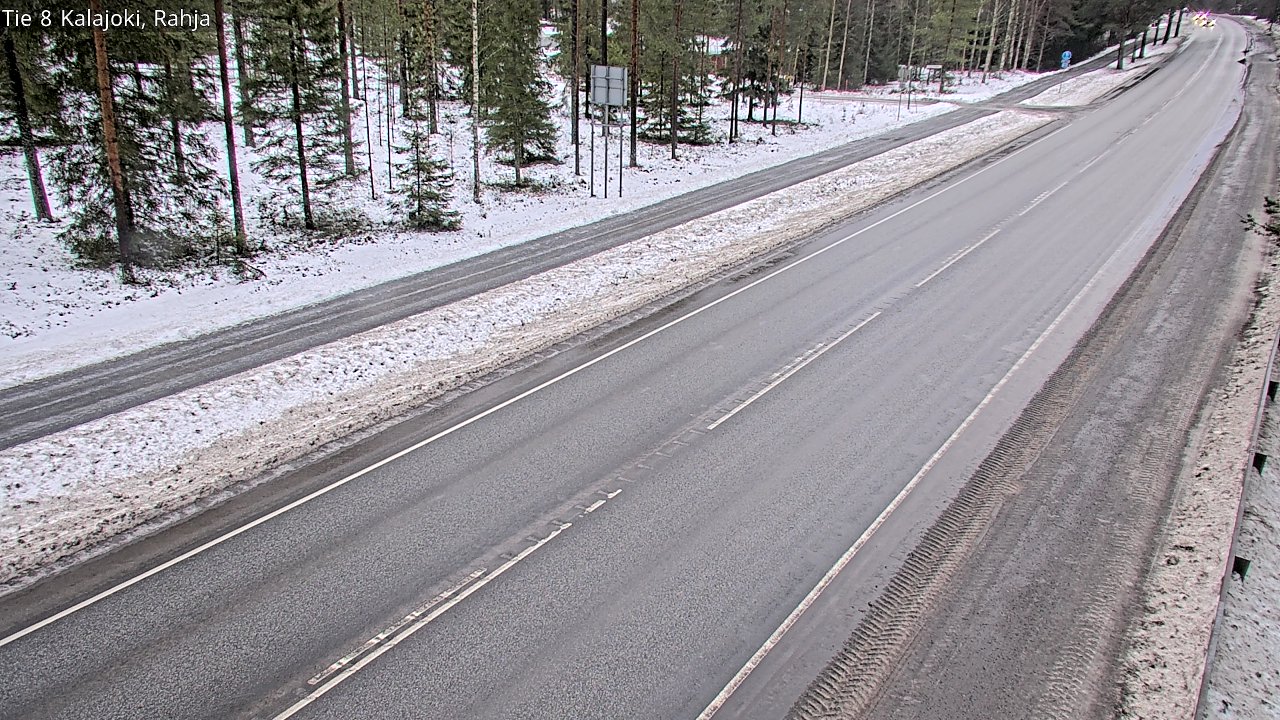 Weather Camera Image Väg 8 Kalajoki, Rahja, Kalajoki, Pohjois-Pohjanmaa