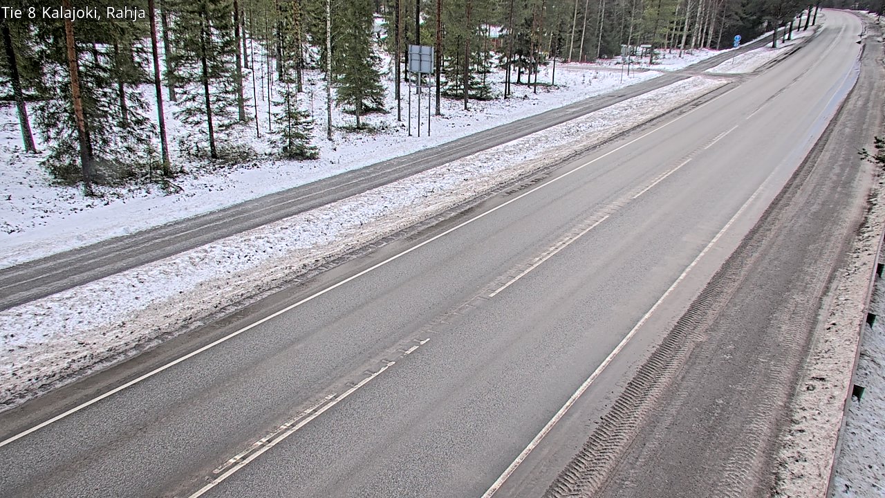 Weather Camera Image Väg 8 Kalajoki, Rahja, Kalajoki, Pohjois-Pohjanmaa
