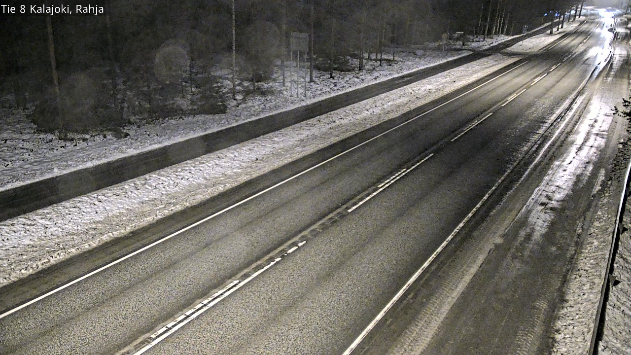 Weather Camera Image Väg 8 Kalajoki, Rahja, Kalajoki, Pohjois-Pohjanmaa