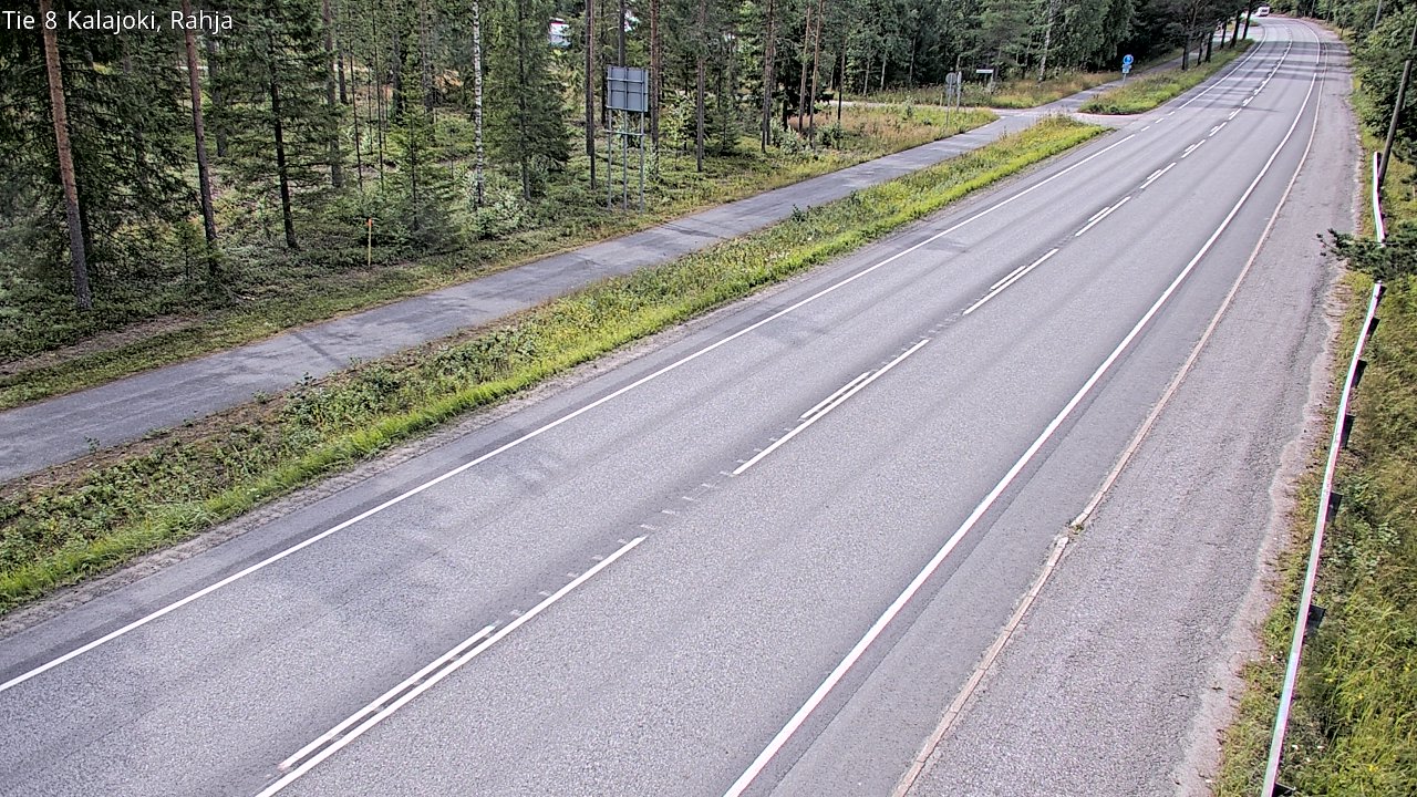 Weather Camera Image Road 8 Kalajoki, Rahja, Kalajoki, Pohjois-Pohjanmaa