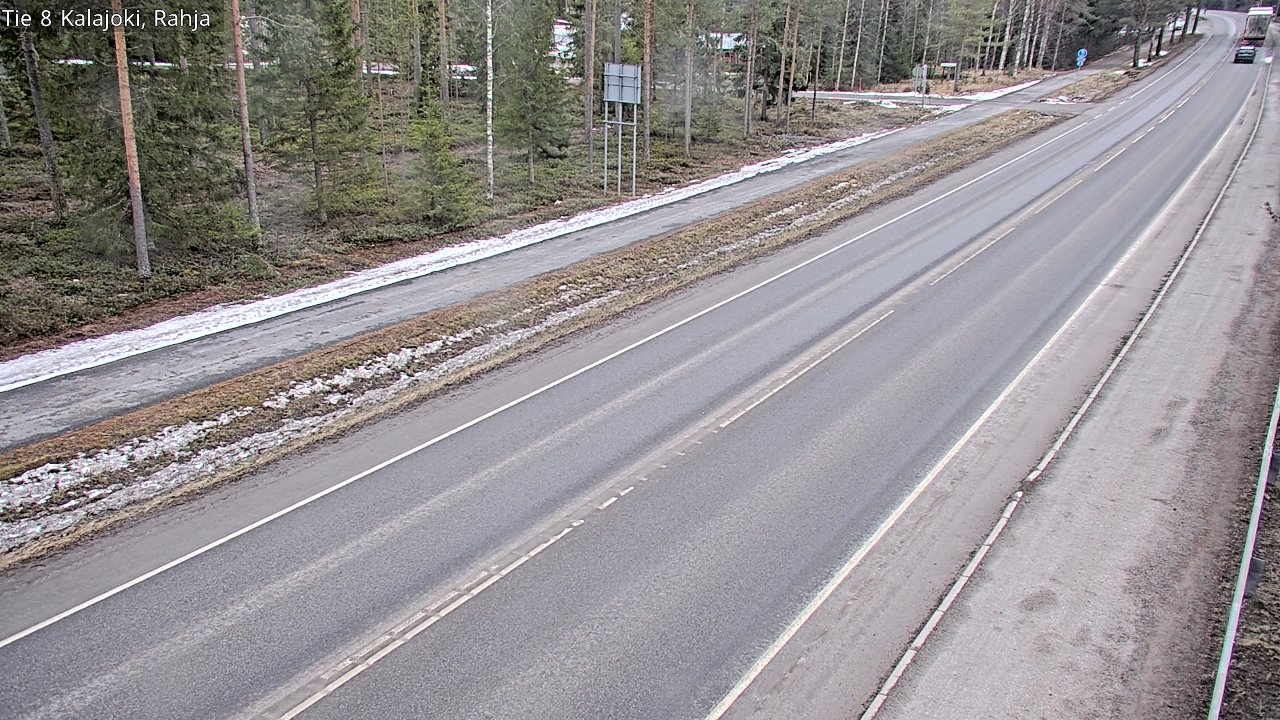 Weather Camera Image Road 8 Kalajoki, Rahja, Kalajoki, Pohjois-Pohjanmaa