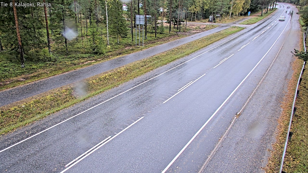 Weather Camera Image Väg 8 Kalajoki, Rahja, Kalajoki, Pohjois-Pohjanmaa