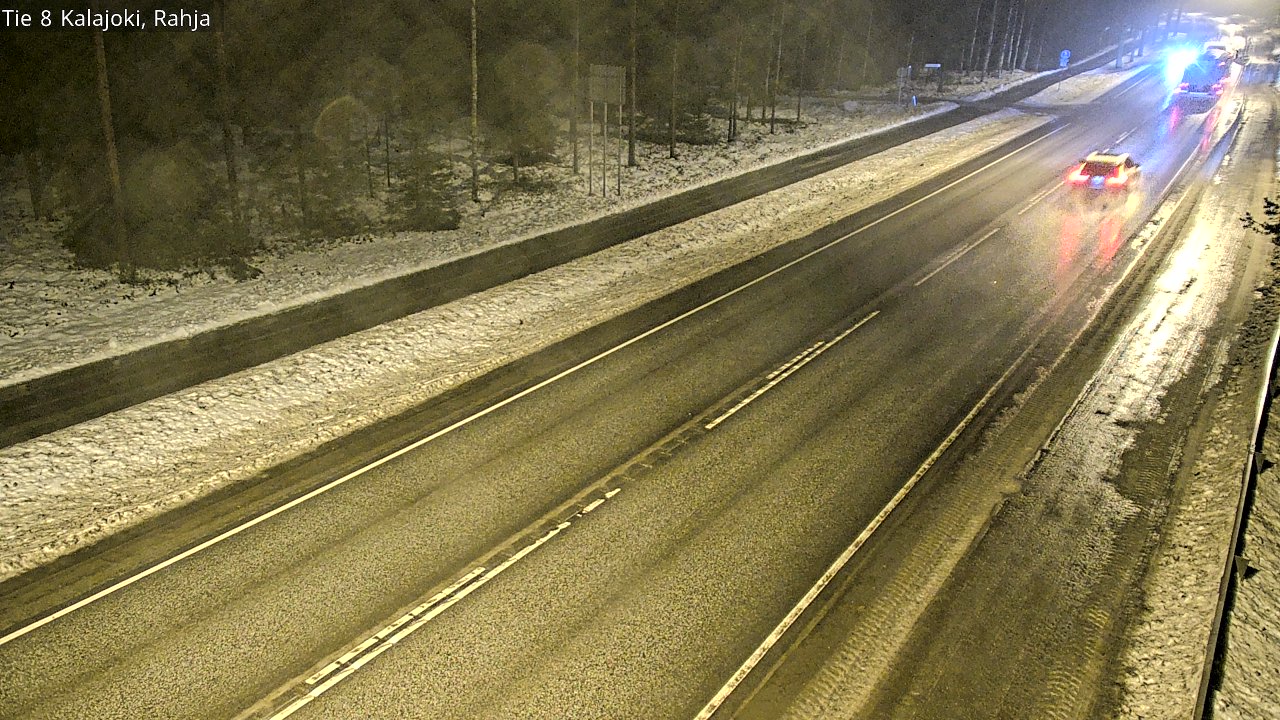 Weather Camera Image Väg 8 Kalajoki, Rahja, Kalajoki, Pohjois-Pohjanmaa
