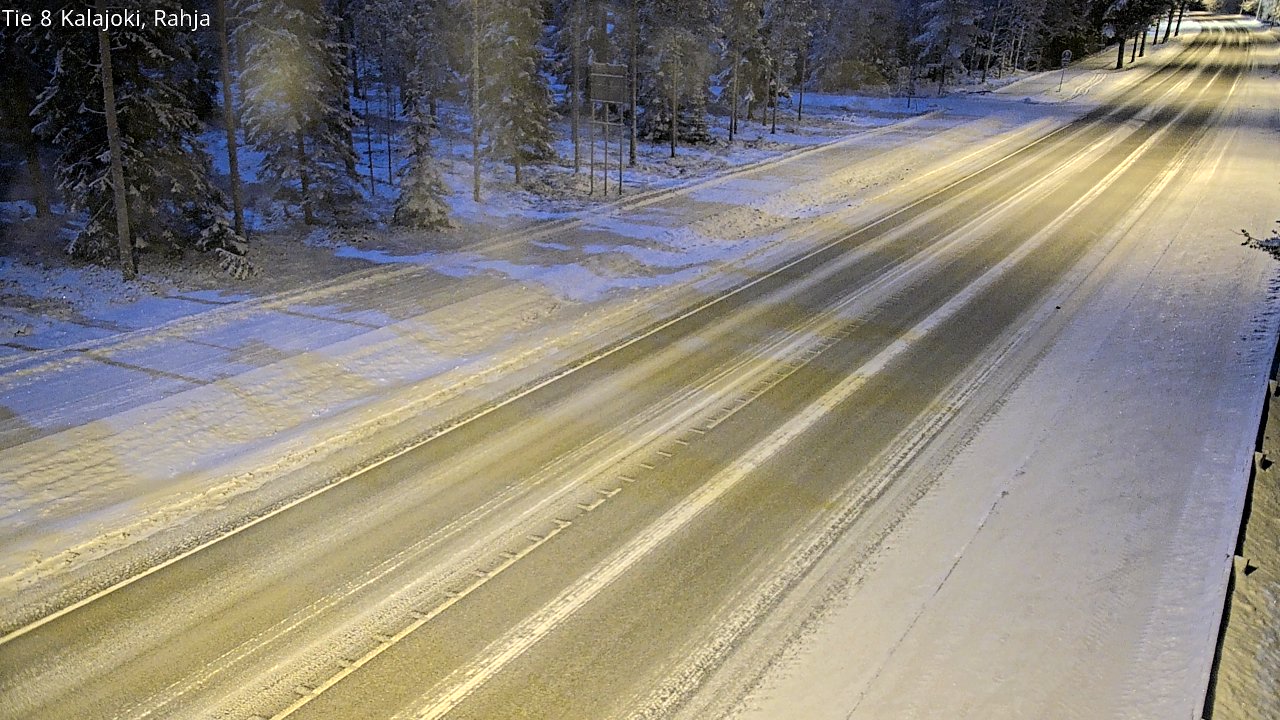 Weather Camera Image Road 8 Kalajoki, Rahja, Kalajoki, Pohjois-Pohjanmaa
