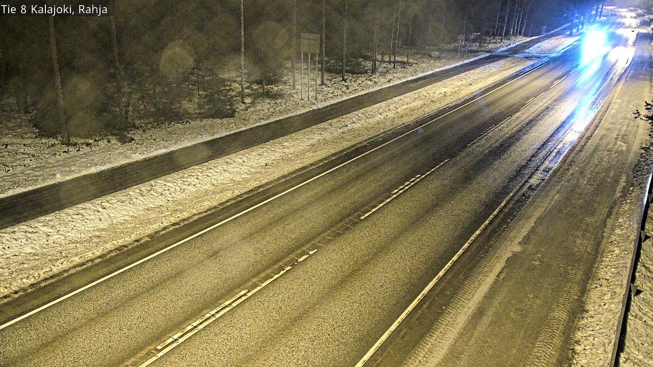 Weather Camera Image Väg 8 Kalajoki, Rahja, Kalajoki, Pohjois-Pohjanmaa