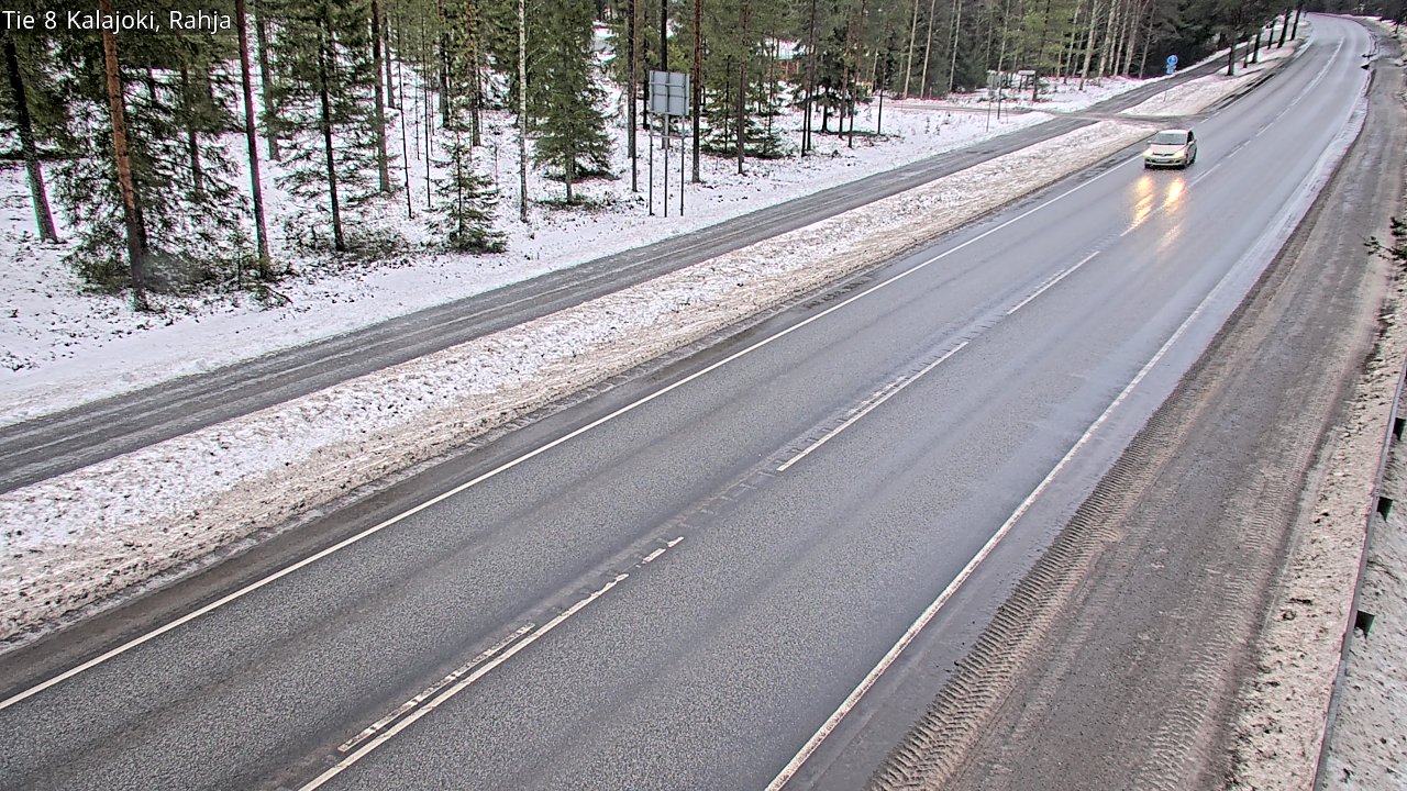 Weather Camera Image Väg 8 Kalajoki, Rahja, Kalajoki, Pohjois-Pohjanmaa