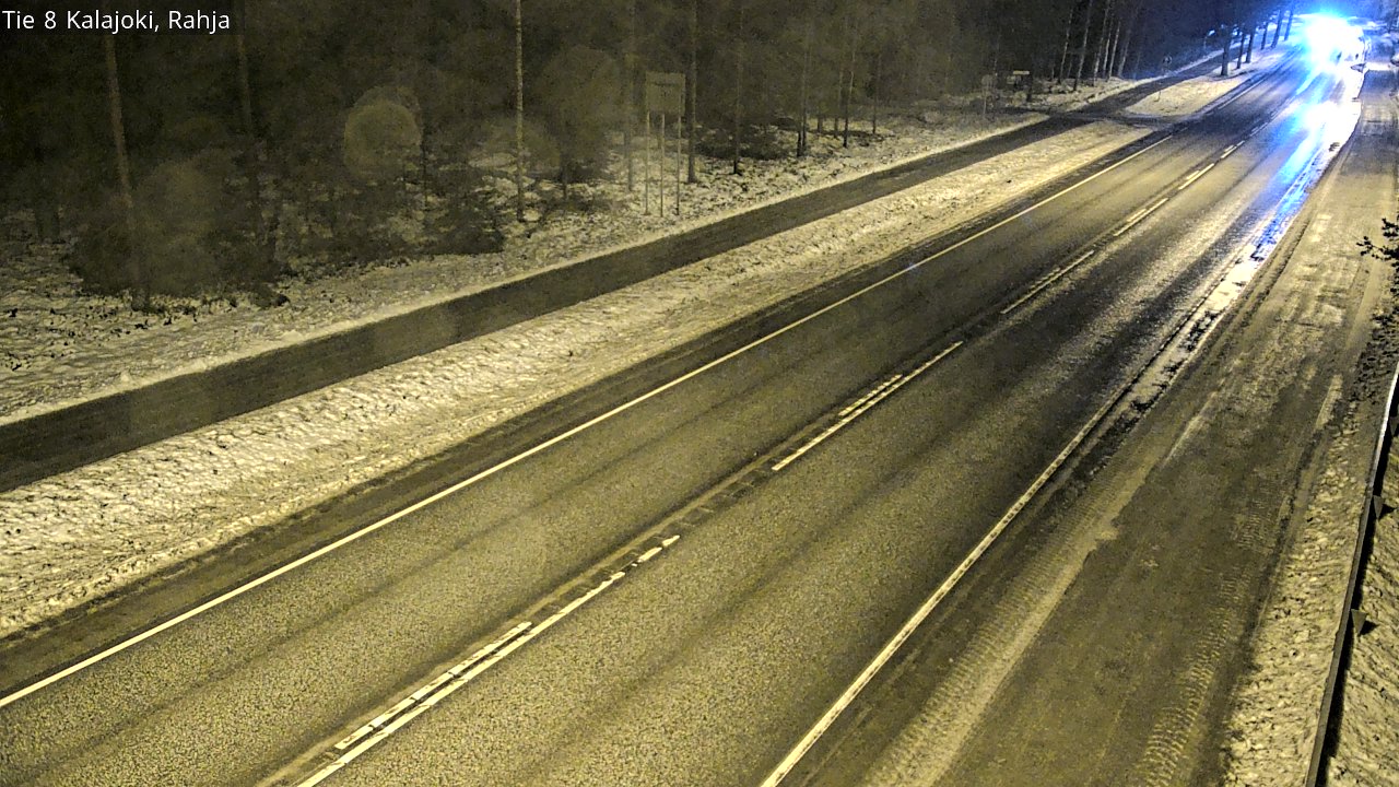 Weather Camera Image Väg 8 Kalajoki, Rahja, Kalajoki, Pohjois-Pohjanmaa