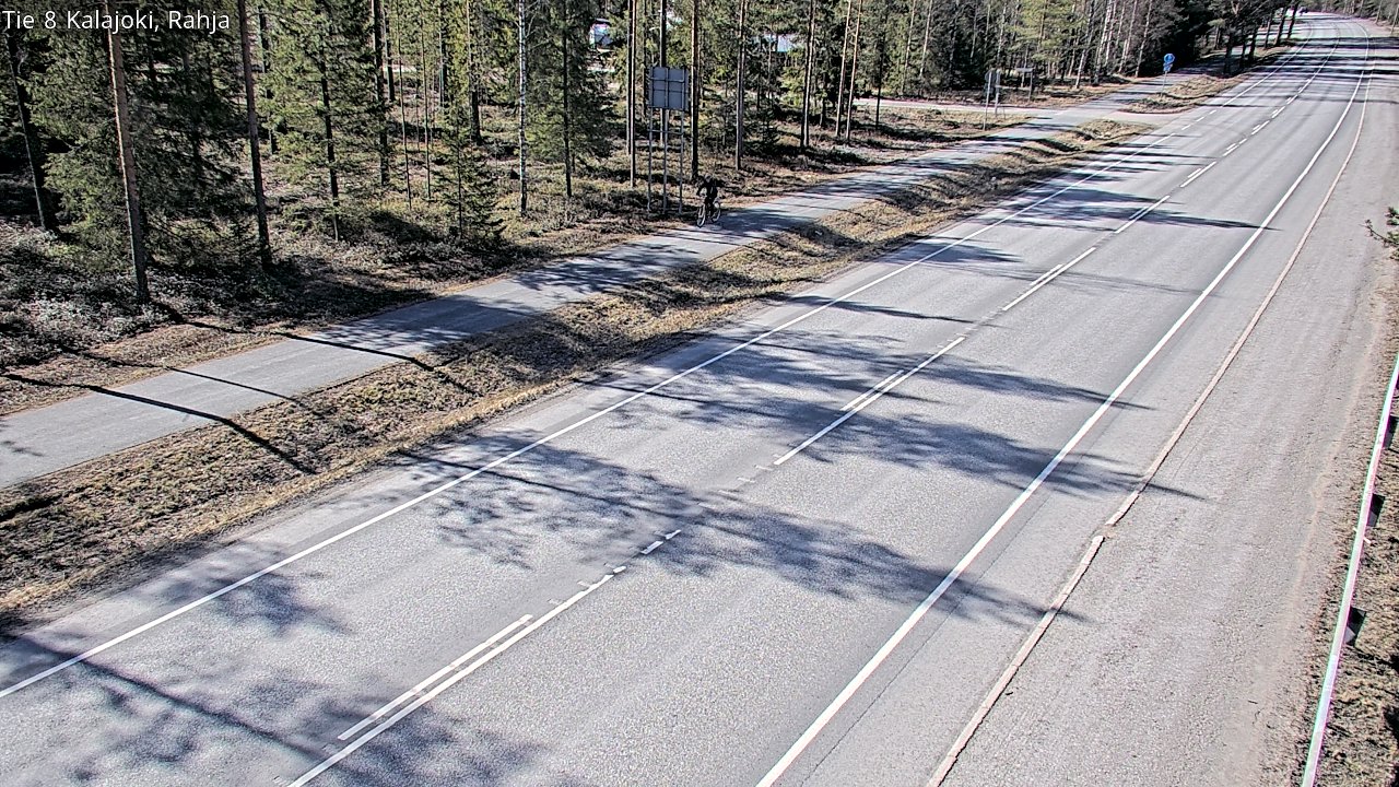 Kelikamerat Kuva Tie 8 Kalajoki, Rahja, Kalajoki, Pohjois-Pohjanmaa