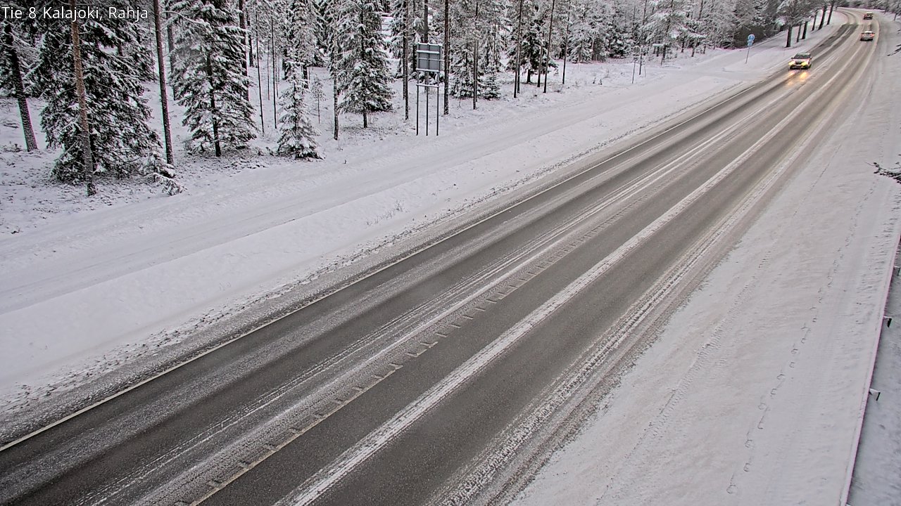 Weather Camera Image Väg 8 Kalajoki, Rahja, Kalajoki, Pohjois-Pohjanmaa