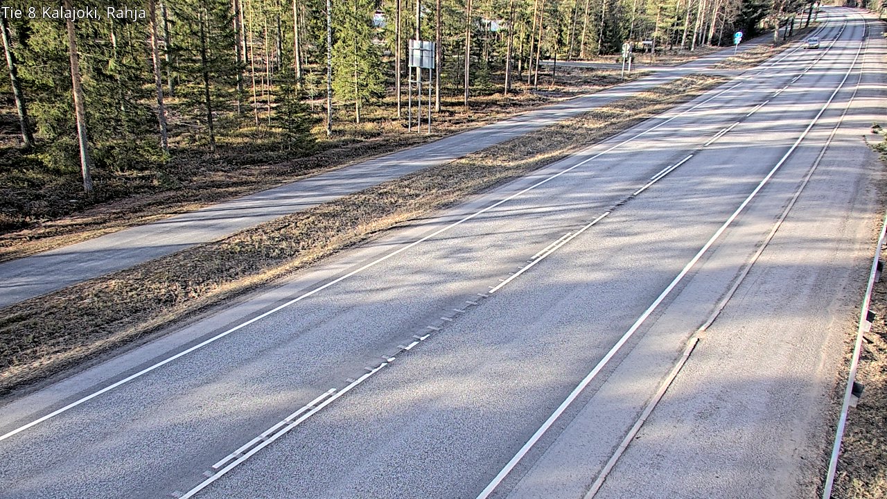 Kelikamerat Kuva Tie 8 Kalajoki, Rahja, Kalajoki, Pohjois-Pohjanmaa