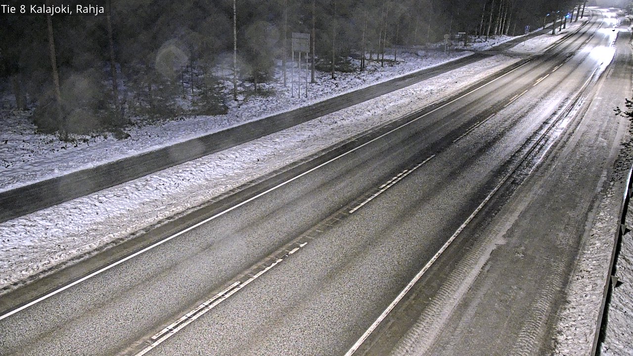 Weather Camera Image Väg 8 Kalajoki, Rahja, Kalajoki, Pohjois-Pohjanmaa