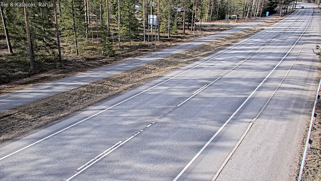Kelikamerat Kuva Tie 8 Kalajoki, Rahja, Kalajoki, Pohjois-Pohjanmaa
