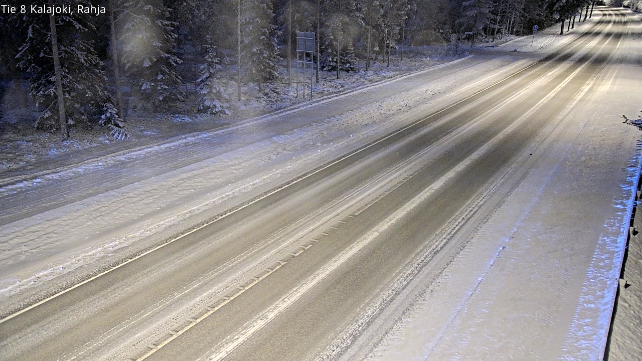 Weather Camera Image Road 8 Kalajoki, Rahja, Kalajoki, Pohjois-Pohjanmaa