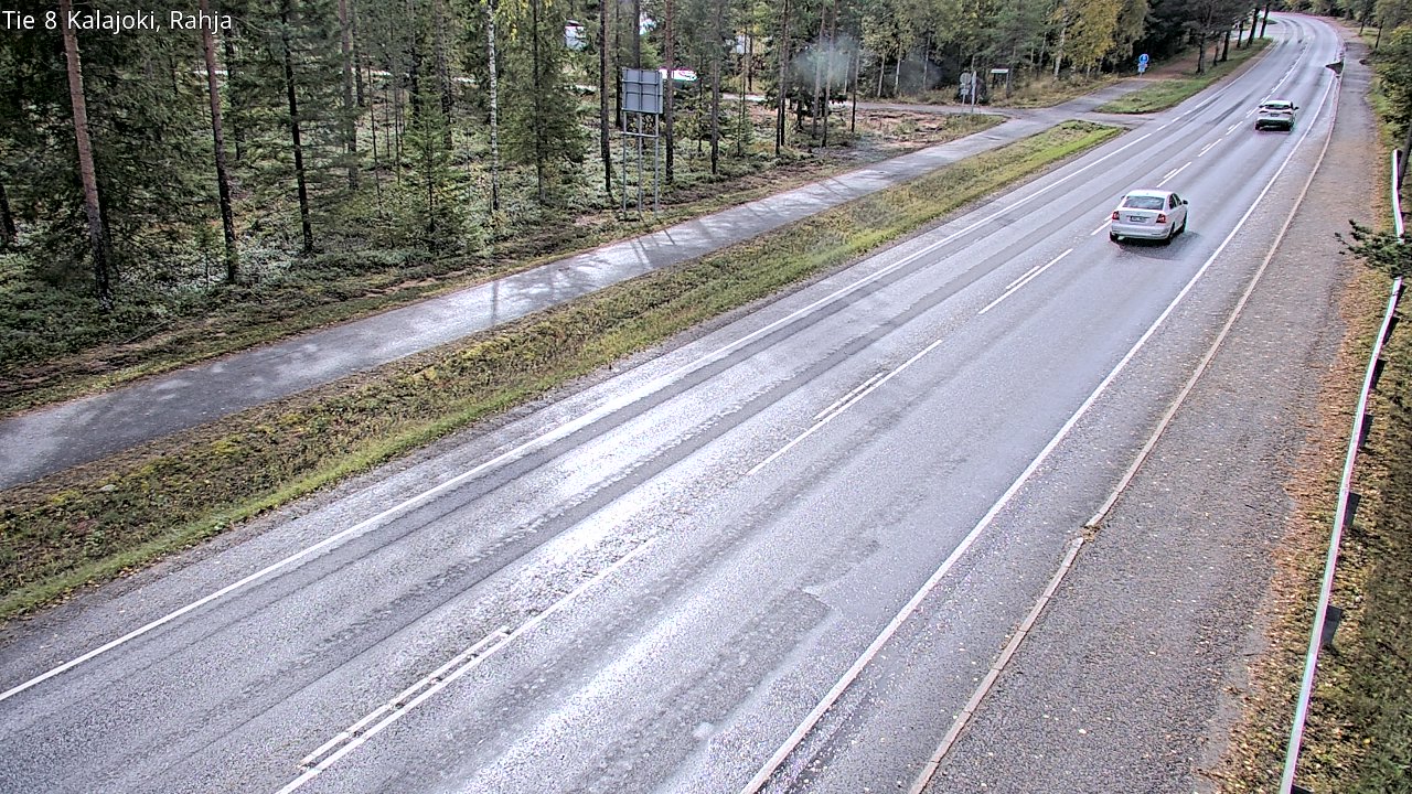Weather Camera Image Väg 8 Kalajoki, Rahja, Kalajoki, Pohjois-Pohjanmaa