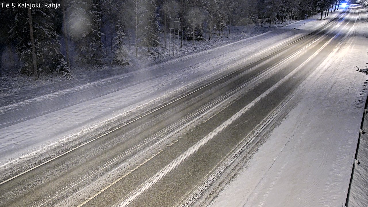 Weather Camera Image Väg 8 Kalajoki, Rahja, Kalajoki, Pohjois-Pohjanmaa