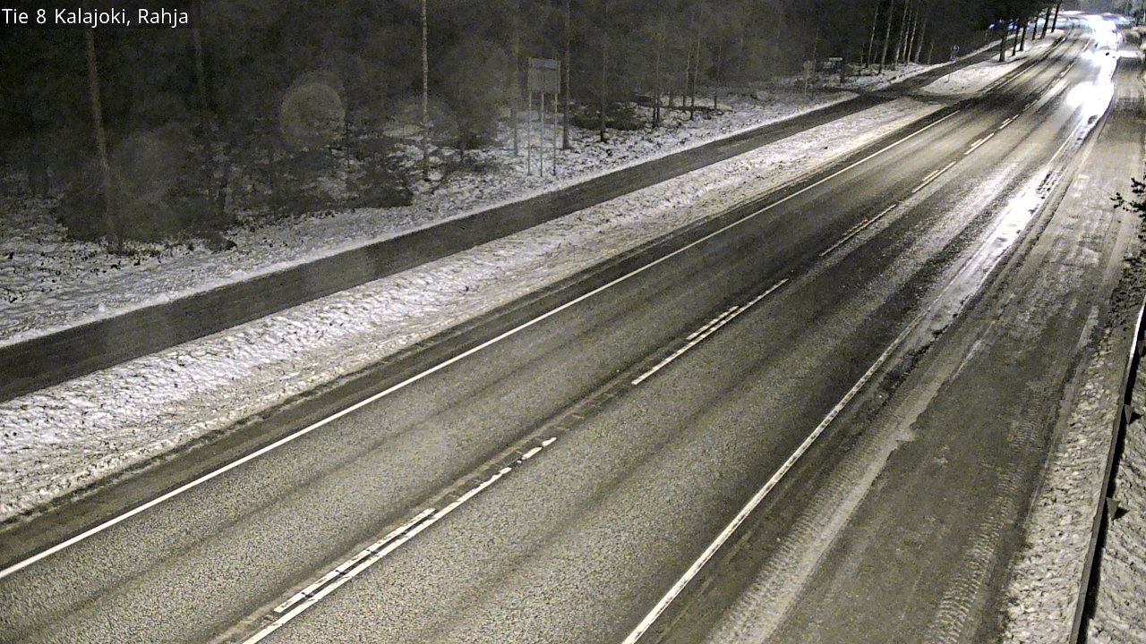 Weather Camera Image Väg 8 Kalajoki, Rahja, Kalajoki, Pohjois-Pohjanmaa