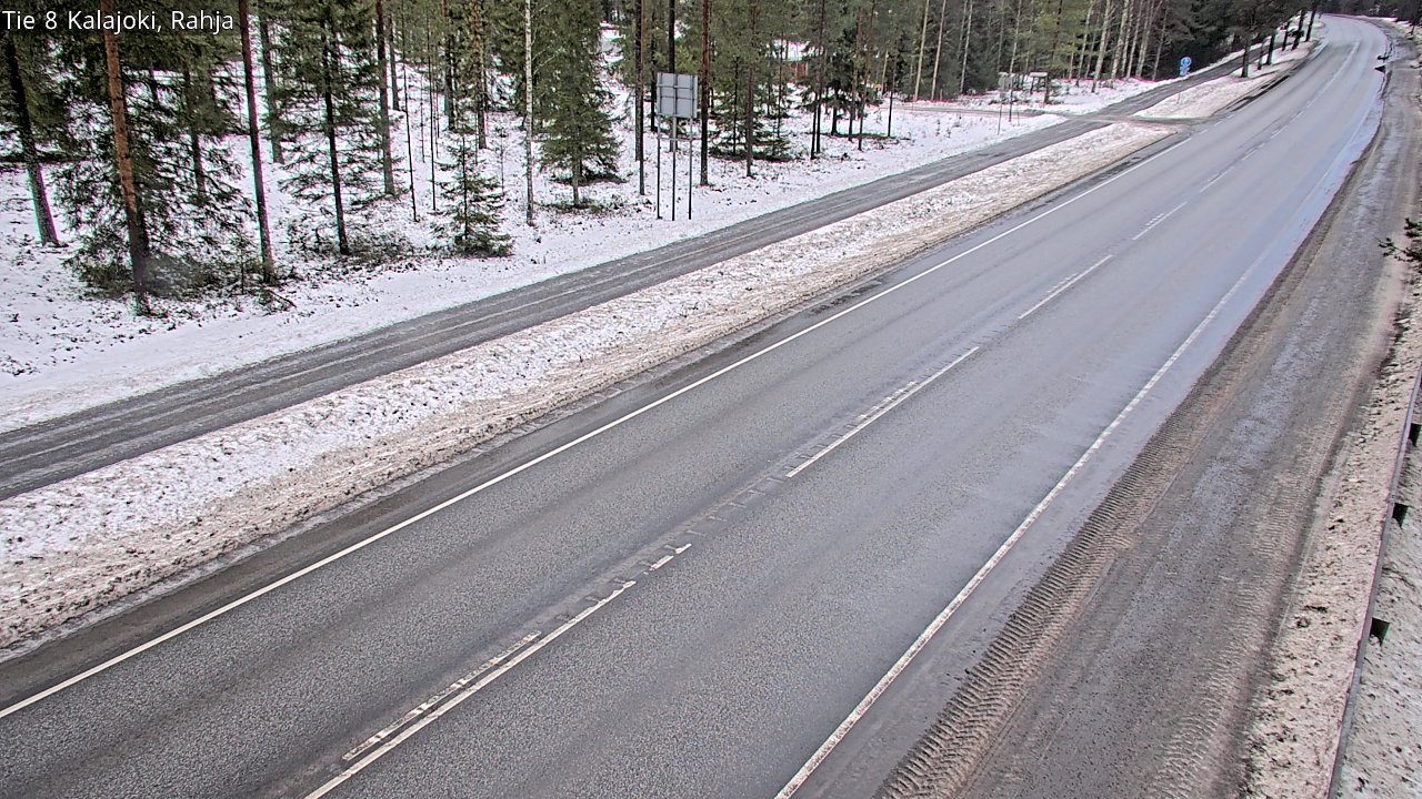Weather Camera Image Väg 8 Kalajoki, Rahja, Kalajoki, Pohjois-Pohjanmaa