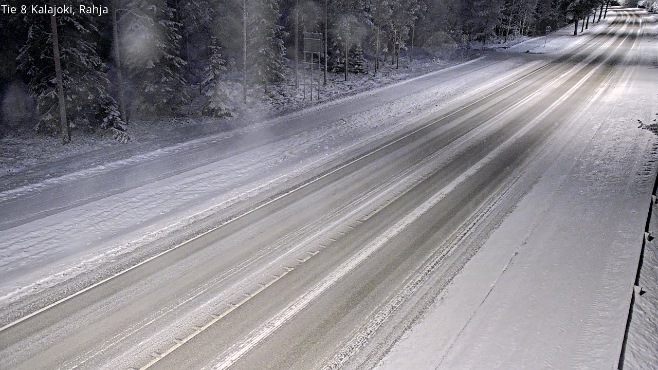 Weather Camera Image Road 8 Kalajoki, Rahja, Kalajoki, Pohjois-Pohjanmaa