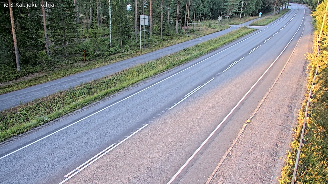 Kelikamerat Kuva Tie 8 Kalajoki, Rahja, Kalajoki, Pohjois-Pohjanmaa