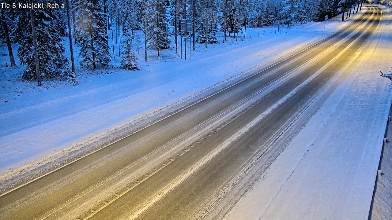 Weather Camera Image Road 8 Kalajoki, Rahja, Kalajoki, Pohjois-Pohjanmaa