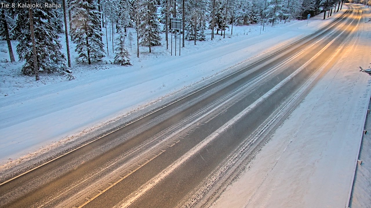 Weather Camera Image Väg 8 Kalajoki, Rahja, Kalajoki, Pohjois-Pohjanmaa