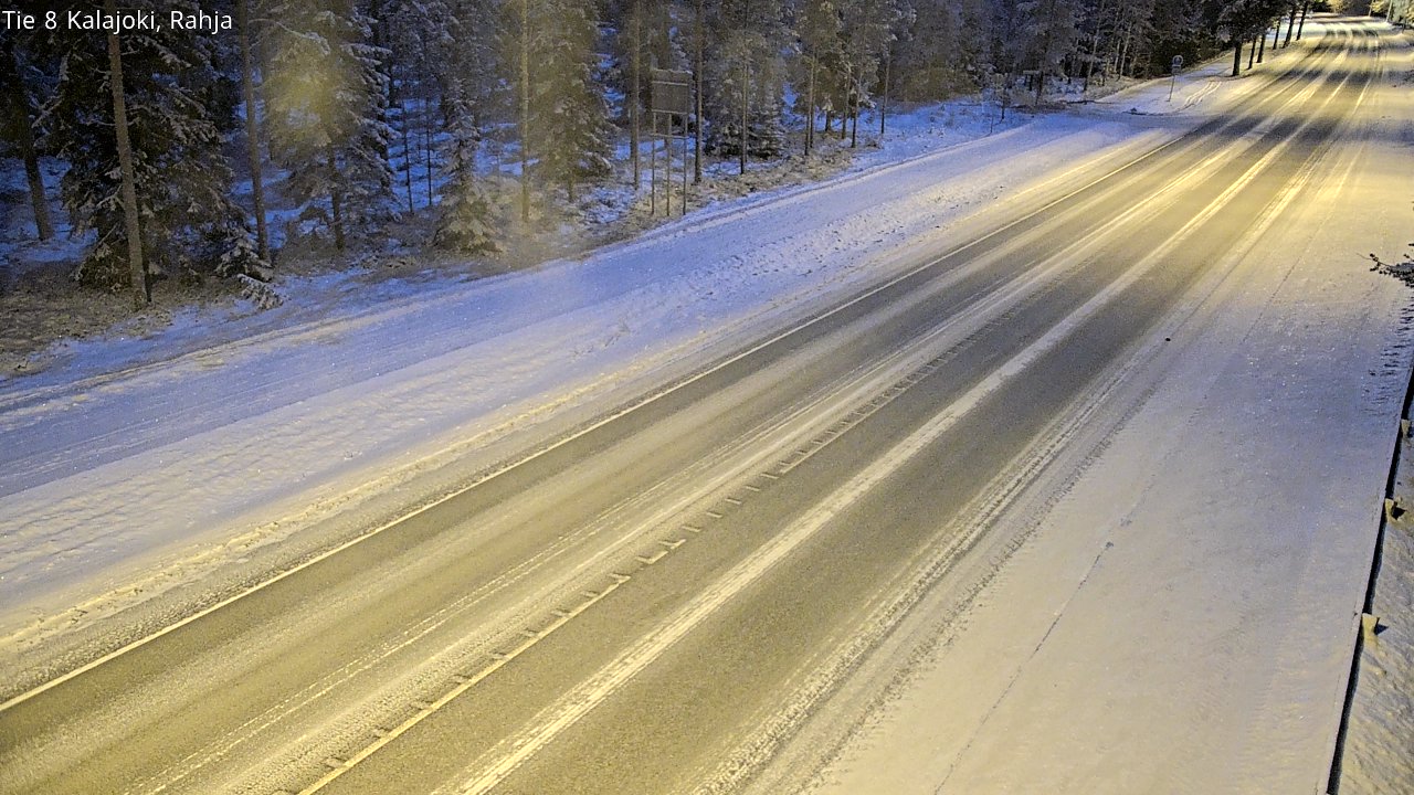 Weather Camera Image Road 8 Kalajoki, Rahja, Kalajoki, Pohjois-Pohjanmaa