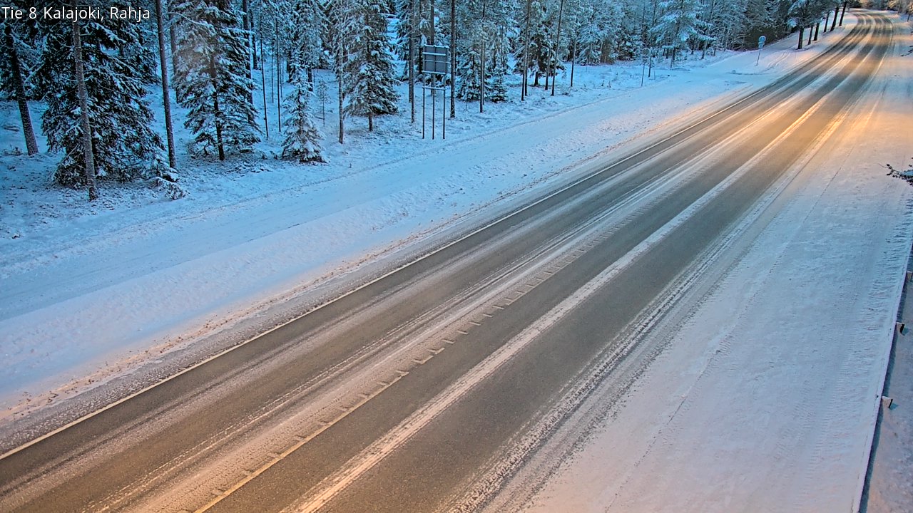 Weather Camera Image Road 8 Kalajoki, Rahja, Kalajoki, Pohjois-Pohjanmaa