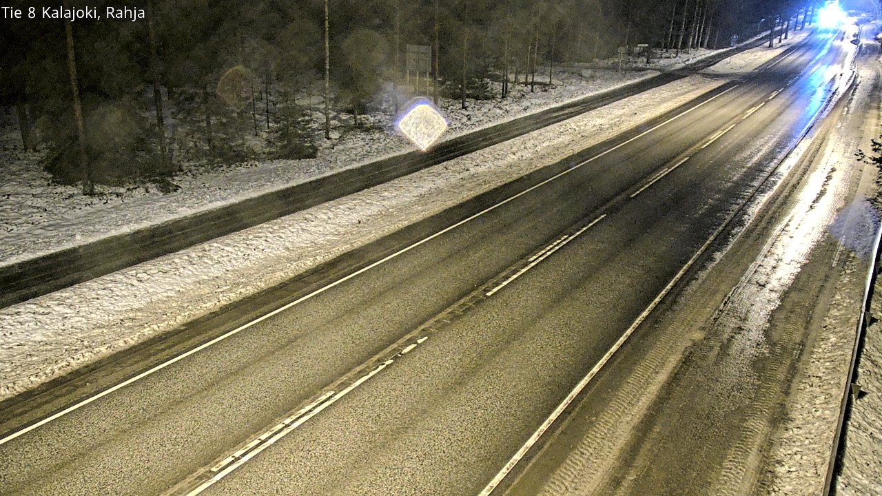 Weather Camera Image Väg 8 Kalajoki, Rahja, Kalajoki, Pohjois-Pohjanmaa