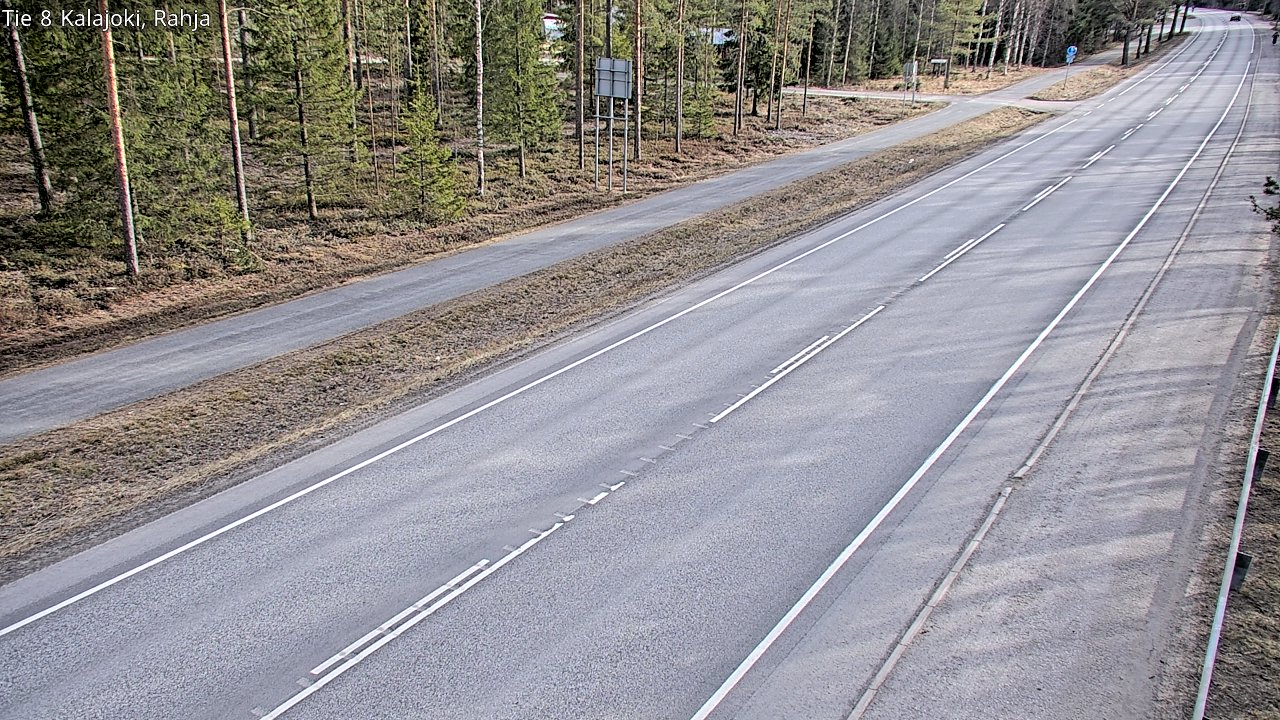Kelikamerat Kuva Tie 8 Kalajoki, Rahja, Kalajoki, Pohjois-Pohjanmaa