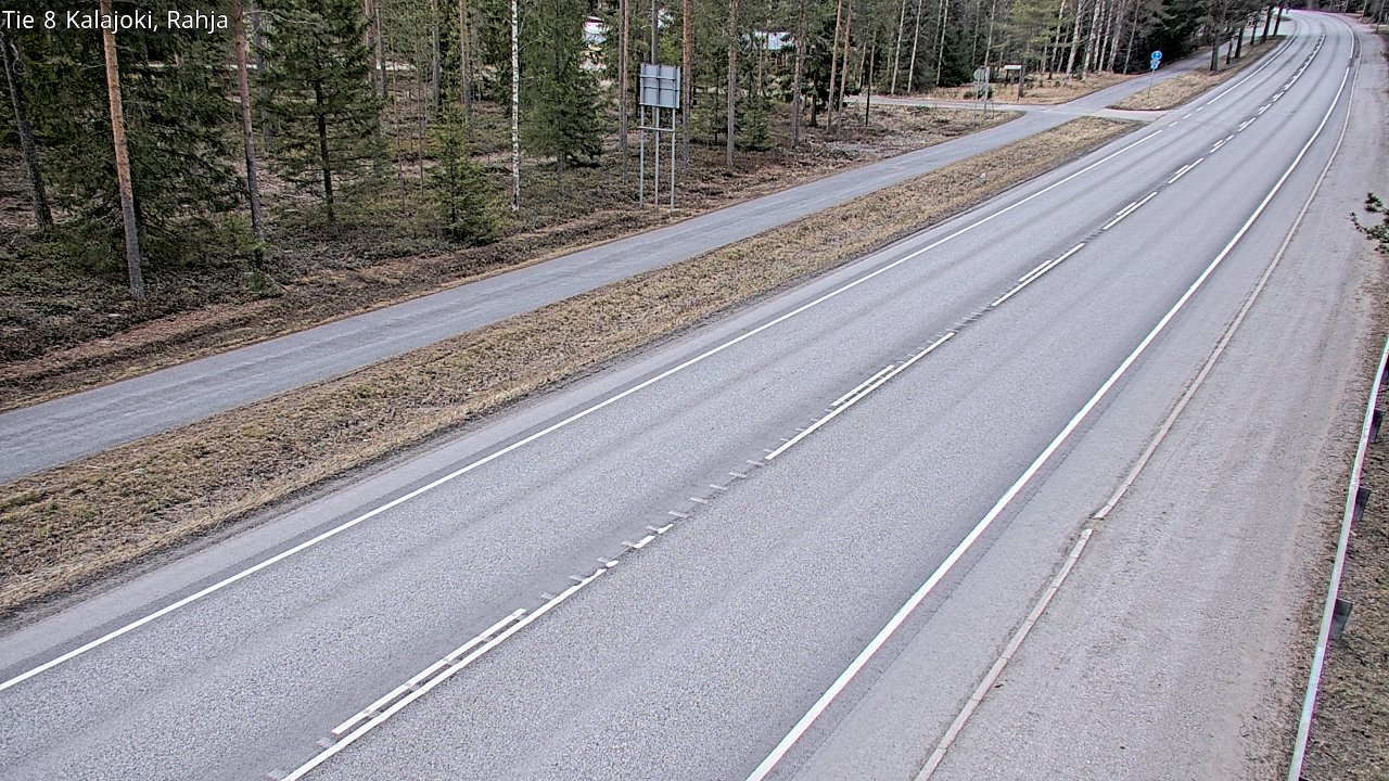 Weather Camera Image Road 8 Kalajoki, Rahja, Kalajoki, Pohjois-Pohjanmaa