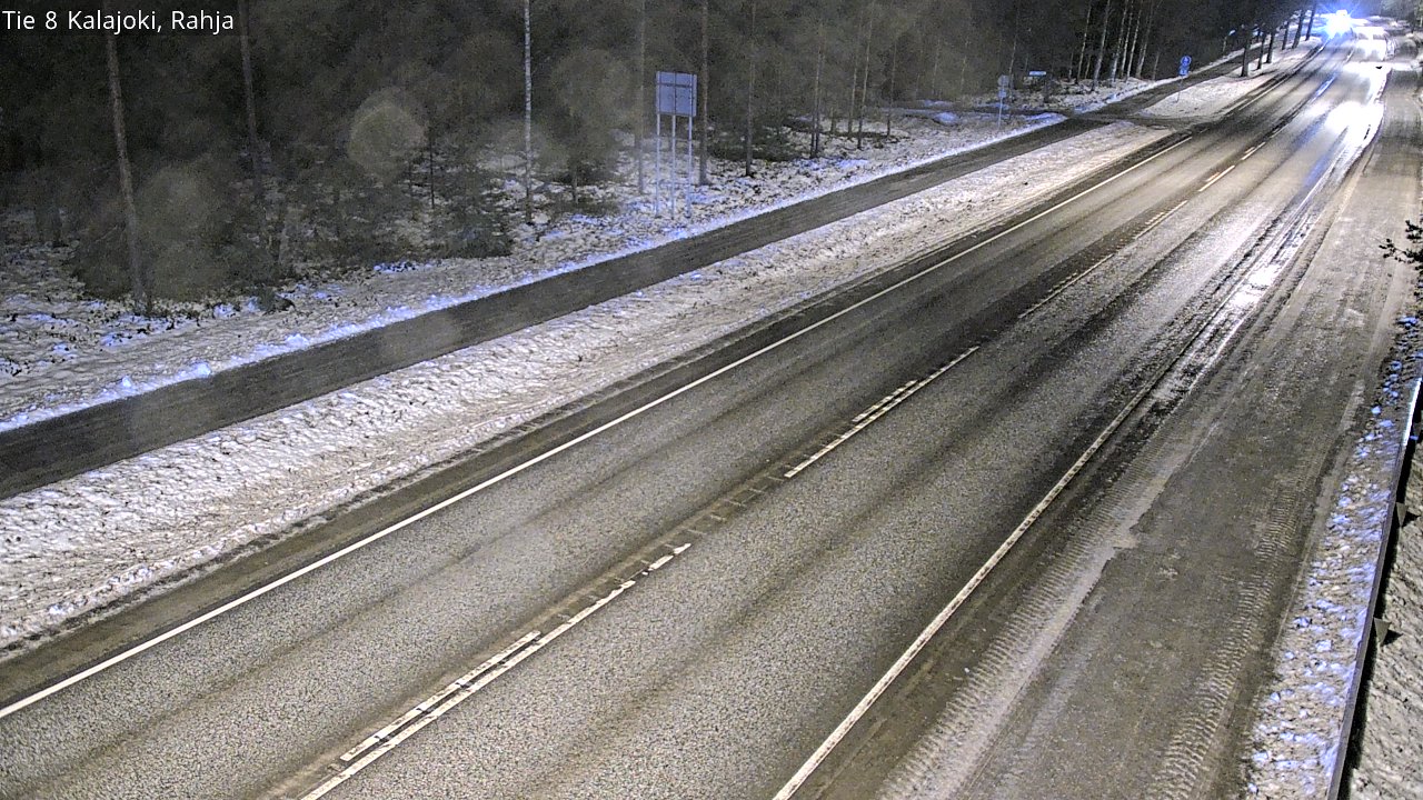 Weather Camera Image Väg 8 Kalajoki, Rahja, Kalajoki, Pohjois-Pohjanmaa