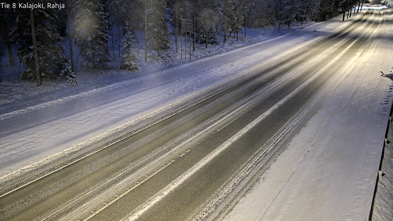 Weather Camera Image Väg 8 Kalajoki, Rahja, Kalajoki, Pohjois-Pohjanmaa