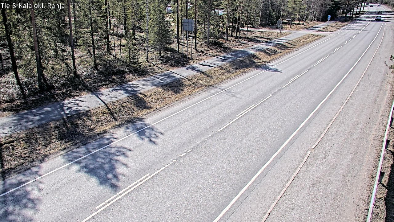 Kelikamerat Kuva Tie 8 Kalajoki, Rahja, Kalajoki, Pohjois-Pohjanmaa