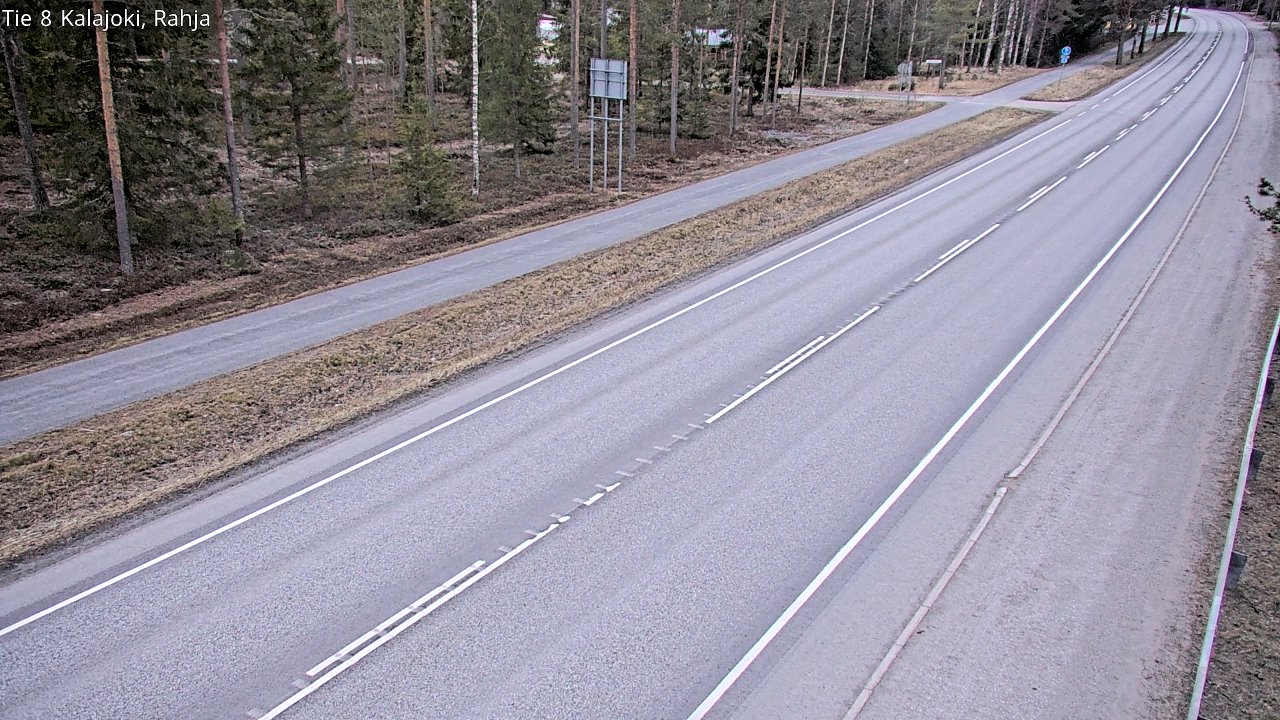 Weather Camera Image Road 8 Kalajoki, Rahja, Kalajoki, Pohjois-Pohjanmaa