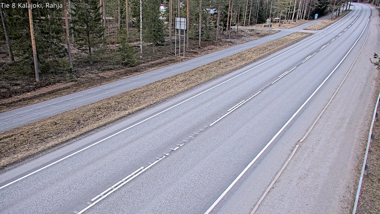 Weather Camera Image Road 8 Kalajoki, Rahja, Kalajoki, Pohjois-Pohjanmaa