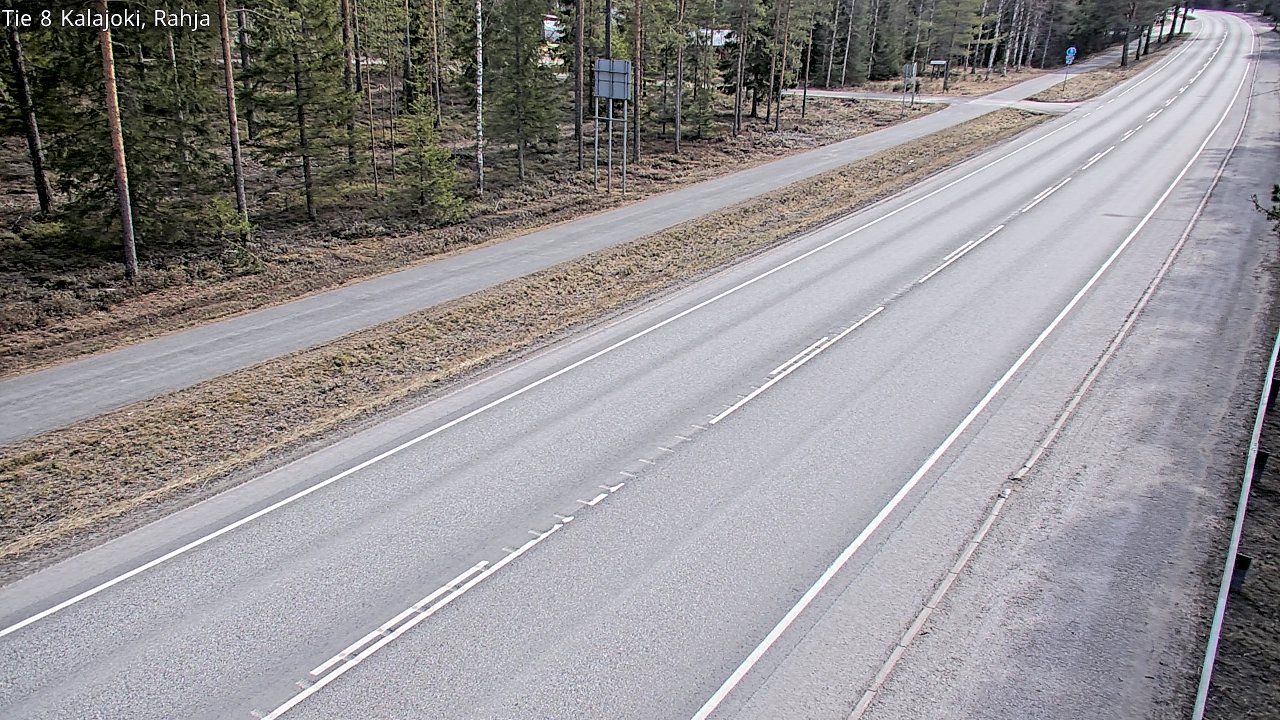Kelikamerat Kuva Tie 8 Kalajoki, Rahja, Kalajoki, Pohjois-Pohjanmaa