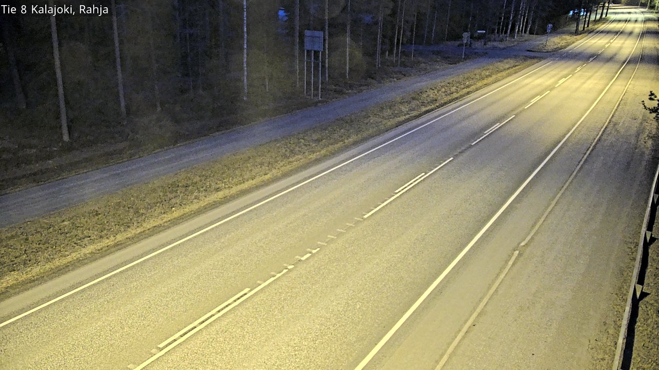 Weather Camera Image Road 8 Kalajoki, Rahja, Kalajoki, Pohjois-Pohjanmaa