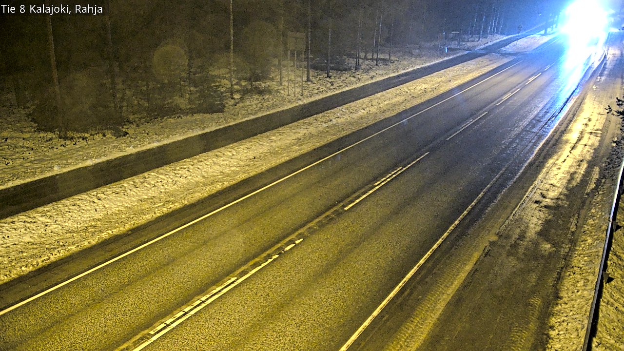 Weather Camera Image Väg 8 Kalajoki, Rahja, Kalajoki, Pohjois-Pohjanmaa